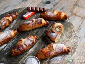 Croissant con kinder cioccolato