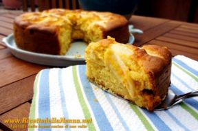 Torta di mele e marmellata di mandarino