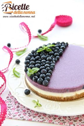 Cheesecake ai mirtilli