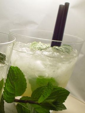 Bevanda di limone e menta