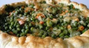 Crostata di piselli