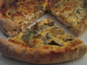 Quiche di patate e salmone