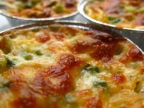 Quiche di mais e piselli