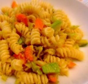 Pasta con carote e verza