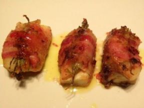 Involtini saporiti con pancetta