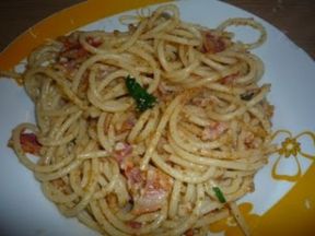 Minestra di pasta alla pancetta