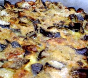 Torta di melanzane con erbe profumate