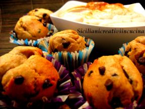 Crema chantilly e muffin all’orzo