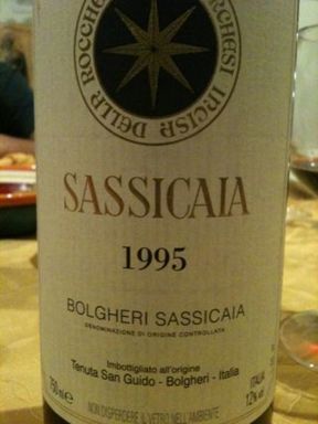 Sassicaia 1995 Posso pure invecchiare...