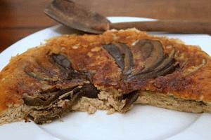 Ricetta: Frittata di melanzane con sesamo