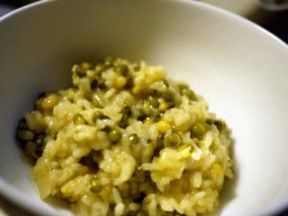 Ricetta: Risotto con soia verde ed erbe aromatiche