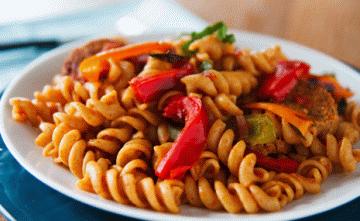 Ricetta: Fusilli con peperonata