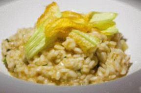 Ricetta: Risotto con gamberi e fiori di zucca