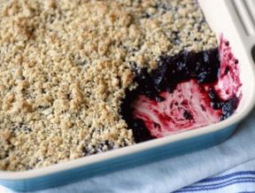 Ricetta: Crumble con frutti di bosco