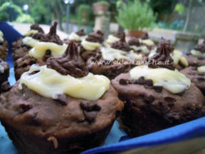 Muffins al quadruplo cioccolato