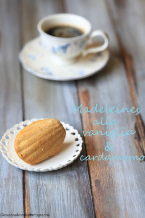 Madeleines alla vaniglia e al cardamomo