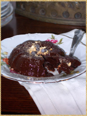 Budino di caco e cacao