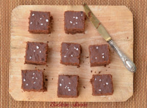 Brownies di ceci al cioccolato