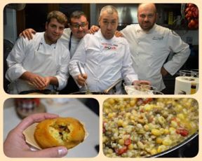 Tradizioni di S. Lucia: Arancine palermitane e Cicci irpini con gli Chef Paolo Barrale e Giovanni Mariconda , ospiti al Moera di Avella