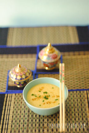 Zuppa di Mais, Zenzero e Curry - Corn Soup with Ginger & Curry - Soupe au Maïs, Gingembre et Curry