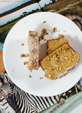 Plumcake integrale allo yogurt greco e noci senza burro / Whole-wheat plumcake with greek yogurt