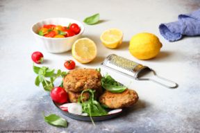 Burger di fagioli borlotti e funghi secchi