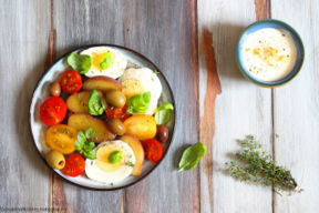 Insalata di patate con dressing di yogurt
