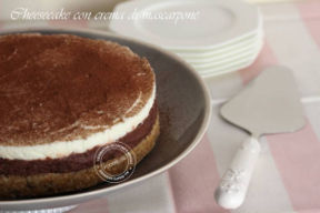 CHEESECAKE CON CREMA DI MASCARPONE