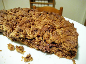 Dolce con Nutella e burro di arachidi