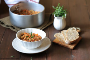 Lenticchie in umido con funghi secchi