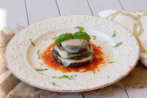 Torretta di Melanzane alla Parmigiana
