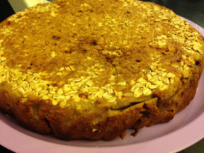 Con e Semza Bimby, Torta con Fiocchi d'Avena e Cioccolata
