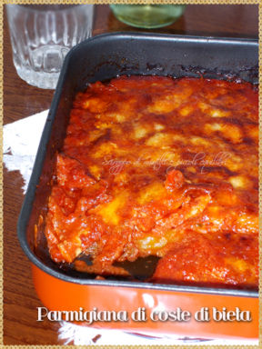 Parmigiana di coste di bieta