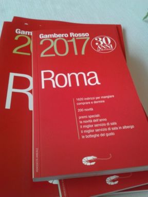 Guida Roma  2017, 30 anni di Gambero rosso e cena di gala.