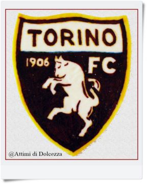 LOGO TORINO IN PASTA DI ZUCCHERO