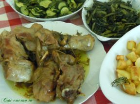 Capretto in casseruola