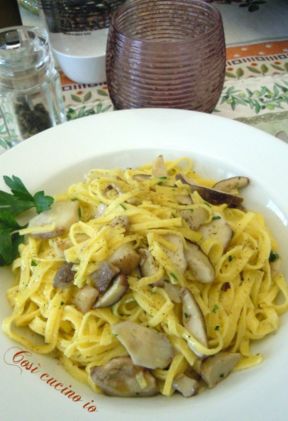 Tagliolini ai funghi porcini