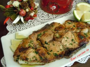 Leccia alla griglia in salsa citronette