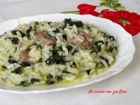 Risotto con cavolo nero saporito