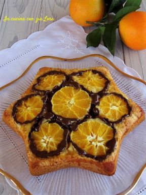 Torta rovesciata arance e cioccolato