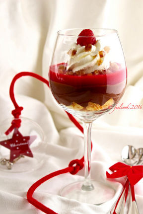 Cioccolato, castagne e lamponi