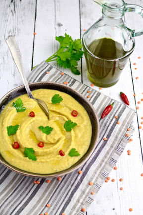 Vellutata di lenticchie rosse e cocco