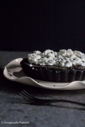 Torta nera con meringa ricetta