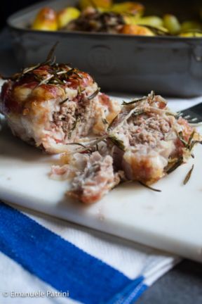 Arrosto di pollo ripieno ricetta