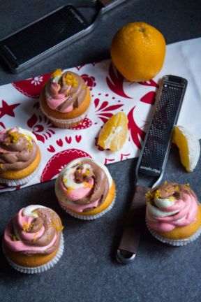 Cupcake al panettone, cioccolato e arancia per Natale ricetta