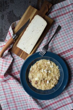 Risotto castagne e Bianco di Langa al tartufo ricetta