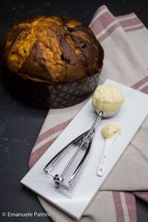 Gelato al Panettone ricetta