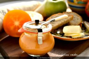 Confettura di cachi e mela verde