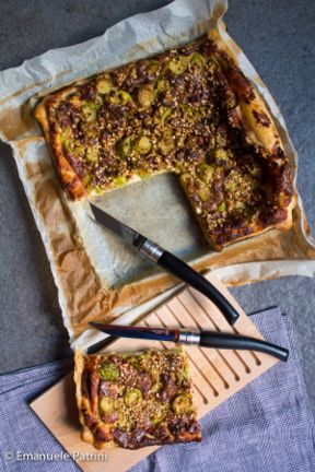 Torta salata zucchine trombetta e pancetta dolce ricetta