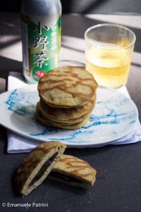 Dorayaki al the verde ricetta